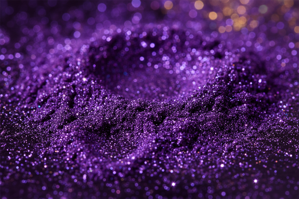 a lot of sparkle royal purple powder